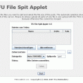 TFU File Split Applet